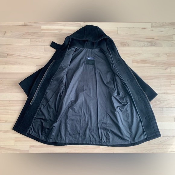 SAINT-JAMES - Wool Duffle Coat with Hood | Classic Toggle Closure - Picture 12 of 16